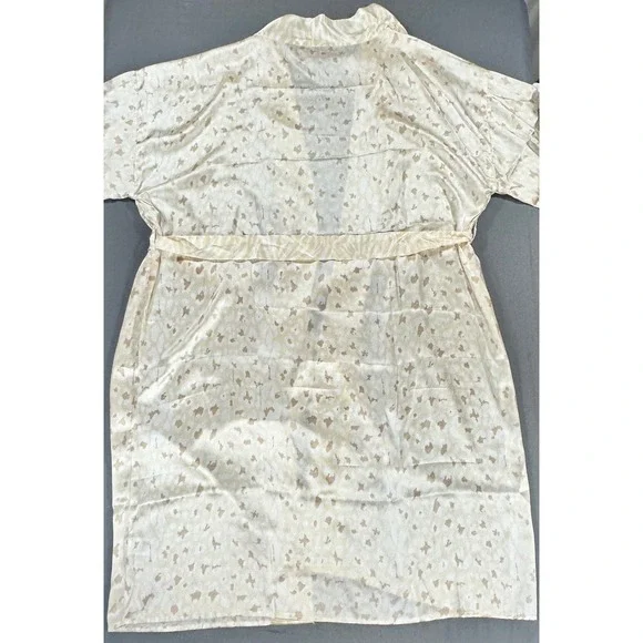 NEW Mumu x Curateur Leopard Silky Robe One Size NWT$128 Animal Print Bath Lounge - Picture 6 of 13